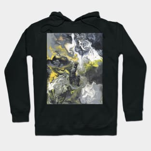 Benjamin Logan - Yellow, Black, White :: Patterns and Textures Hoodie